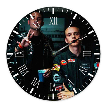 G Eazy Logic The Endless Summer Tour Wall Clock Round Non-ticking Wooden