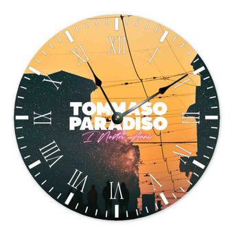 Tommaso Paradiso I Nostri Anni Wall Clock Round Non-ticking Wooden