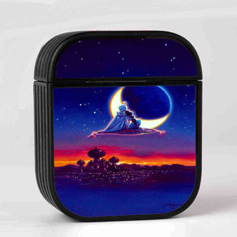 Classic Aladdin and Jasmine Custom AirPods Case Cover Sublimation Hard Durable Plastic Glossy