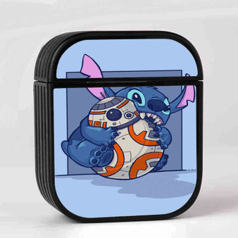 Disney Stitch and Android BB8 Star Wars Custom AirPods Case Cover Sublimation Hard Durable Plastic Glossy