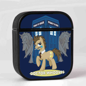 Doctor Whooves My Little Pony Custom AirPods Case Cover Sublimation Hard Durable Plastic Glossy