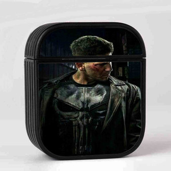 Frank Castle Punisher Custom AirPods Case Cover Sublimation Hard Durable Plastic Glossy