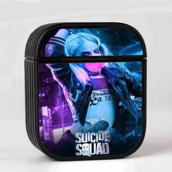 Harley Quinn Suicide Squad Art Custom AirPods Case Cover Sublimation Hard Durable Plastic Glossy