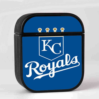 Kansas City Royals Custom AirPods Case Cover Sublimation Hard Durable Plastic Glossy