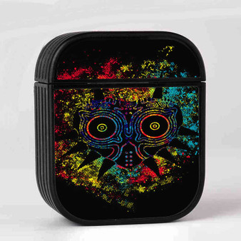 Majora s Mask Art Custom AirPods Case Cover Sublimation Hard Durable Plastic Glossy