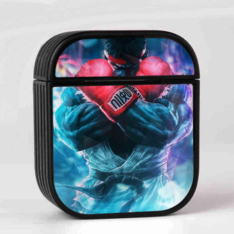Ryu Street Fighter Art Custom AirPods Case Cover Sublimation Hard Durable Plastic Glossy