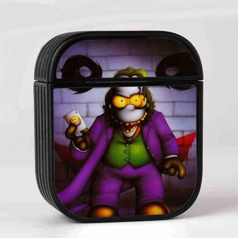 Simpsons Joker Custom AirPods Case Cover Sublimation Hard Durable Plastic Glossy