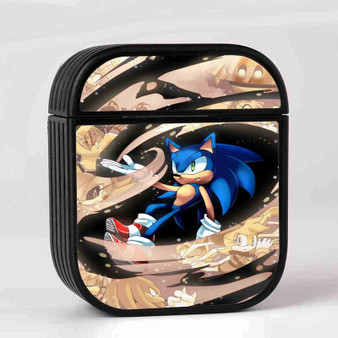 Sonic The Hedgehog Arts Custom AirPods Case Cover Sublimation Hard Durable Plastic Glossy