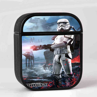 Star Wars Battlefront Arts Custom AirPods Case Cover Sublimation Hard Durable Plastic Glossy