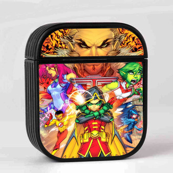 Teen Titans Product Custom AirPods Case Cover Sublimation Hard Durable Plastic Glossy