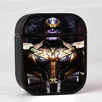 Thanos Marvel Villains Custom AirPods Case Cover Sublimation Hard Durable Plastic Glossy
