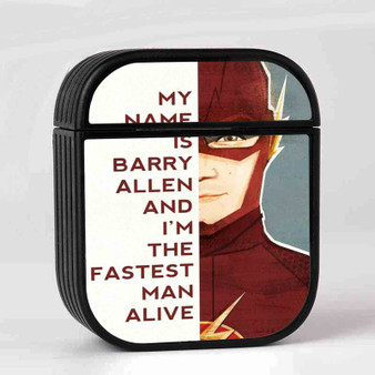 The Flash Quotes Custom AirPods Case Cover Sublimation Hard Durable Plastic Glossy