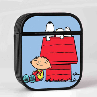 The Peanuts Snoopy and Family Guy Custom AirPods Case Cover Sublimation Hard Durable Plastic Glossy