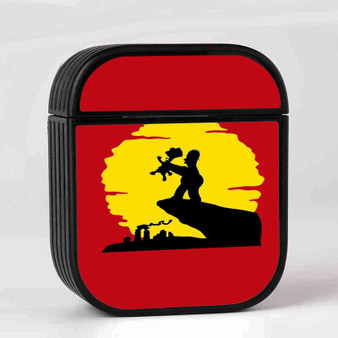 The Simpsons The Lion King Custom AirPods Case Cover Sublimation Hard Durable Plastic Glossy