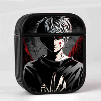 Tokyo Ghoul Kaneki Ken Great Custom AirPods Case Cover Sublimation Hard Durable Plastic Glossy
