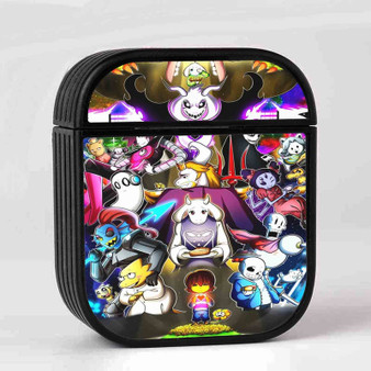 Undertale All Characters Custom AirPods Case Cover Sublimation Hard Durable Plastic Glossy