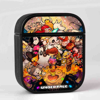 Undertale All Characters Art Custom AirPods Case Cover Sublimation Hard Durable Plastic Glossy