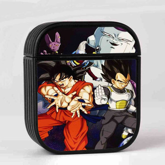Vegeta Goku Whis Lord Beerus and Frieza Custom AirPods Case Cover Sublimation Hard Durable Plastic Glossy