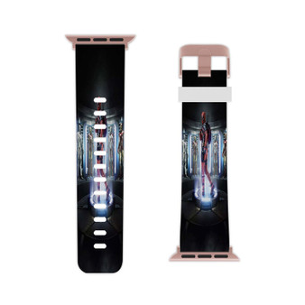 Deadpool in Iron Man Laboratory Custom Apple Watch Band Professional Grade Thermo Elastomer Replacement Straps