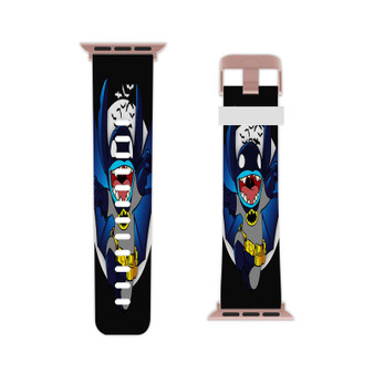 Disney Stitch as Batman Custom Apple Watch Band Professional Grade Thermo Elastomer Replacement Straps