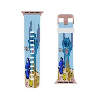 Dory and Stitch Disney Custom Apple Watch Band Professional Grade Thermo Elastomer Replacement Straps