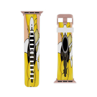 Homer The Simpsons Custom Apple Watch Band Professional Grade Thermo Elastomer Replacement Straps