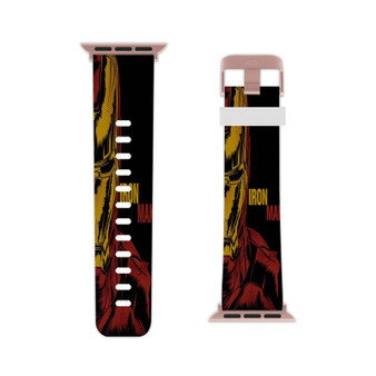 Iron Man Marvel Custom Apple Watch Band Professional Grade Thermo Elastomer Replacement Straps