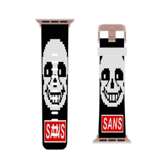 Sans Undertale Face Custom Apple Watch Band Professional Grade Thermo Elastomer Replacement Straps