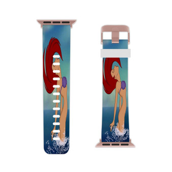 Sexy Ariel The Little Mermaid Disney Custom Apple Watch Band Professional Grade Thermo Elastomer Replacement Straps