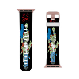 The Simpsons Zombies Custom Apple Watch Band Professional Grade Thermo Elastomer Replacement Straps