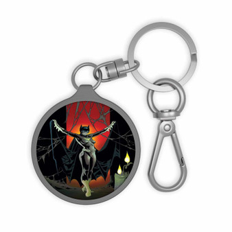 Batgirl DC Comics Custom Keyring Tag Keychain Acrylic With TPU Cover