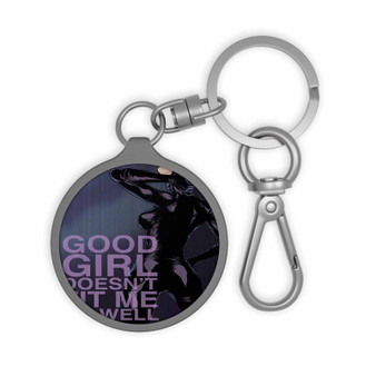 Catwoman Good Girl Custom Keyring Tag Keychain Acrylic With TPU Cover