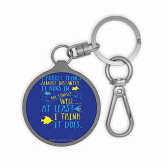 Disney Dory Quotes Custom Keyring Tag Keychain Acrylic With TPU Cover