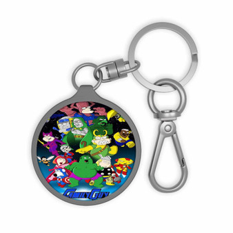 Family Guy Avengers Custom Keyring Tag Keychain Acrylic With TPU Cover