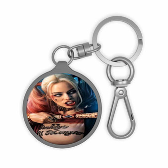 Harley Quinn Suicide Squad Movie Custom Keyring Tag Keychain Acrylic With TPU Cover