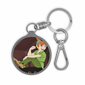 Peter Pan Disney Custom Keyring Tag Keychain Acrylic With TPU Cover