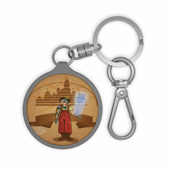 Peter Pan Steampunk Disney Custom Keyring Tag Keychain Acrylic With TPU Cover
