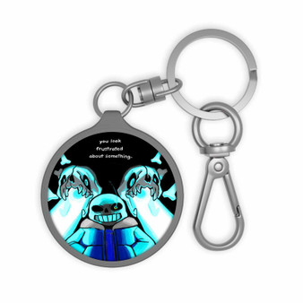 Sans Undertale Art Custom Keyring Tag Keychain Acrylic With TPU Cover
