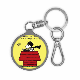 Snoopy Batman The Peanuts Custom Keyring Tag Keychain Acrylic With TPU Cover