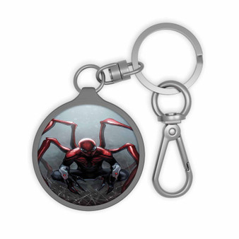 Spiderman Doctor Octopus Custom Keyring Tag Keychain Acrylic With TPU Cover
