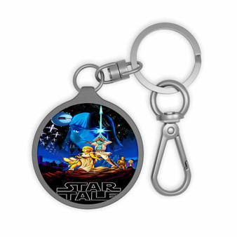 Starwars Undertale Custom Keyring Tag Keychain Acrylic With TPU Cover