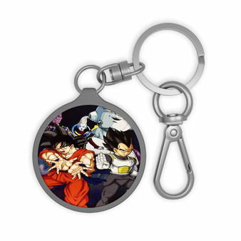 Vegeta Goku Whis Lord Beerus and Frieza Custom Keyring Tag Keychain Acrylic With TPU Cover