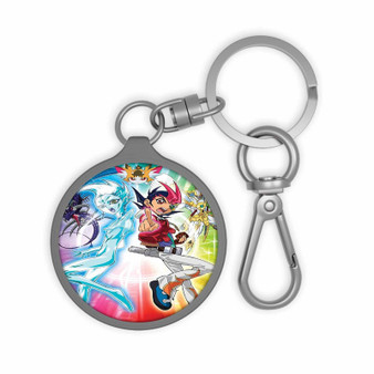 Yu Gi Oh Zexal Custom Keyring Tag Keychain Acrylic With TPU Cover