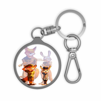 Zootopia Quotes Custom Keyring Tag Keychain Acrylic With TPU Cover