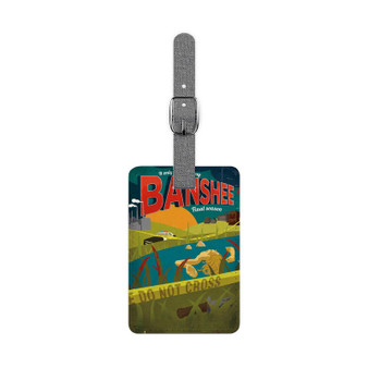 Banshee Custom Polyester Saffiano Rectangle White Luggage Tag Card Insert