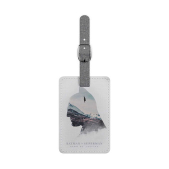 Batman Vs Superman Product Custom Polyester Saffiano Rectangle White Luggage Tag Card Insert