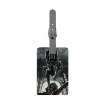 Dishonored Custom Polyester Saffiano Rectangle White Luggage Tag Card Insert