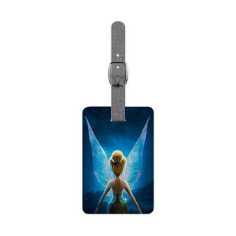 Disney Tinkerbell Custom Polyester Saffiano Rectangle White Luggage Tag Card Insert