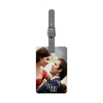 Me Before You Custom Polyester Saffiano Rectangle White Luggage Tag Card Insert