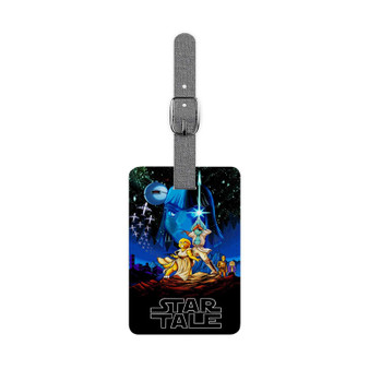 Starwars Undertale Custom Polyester Saffiano Rectangle White Luggage Tag Card Insert